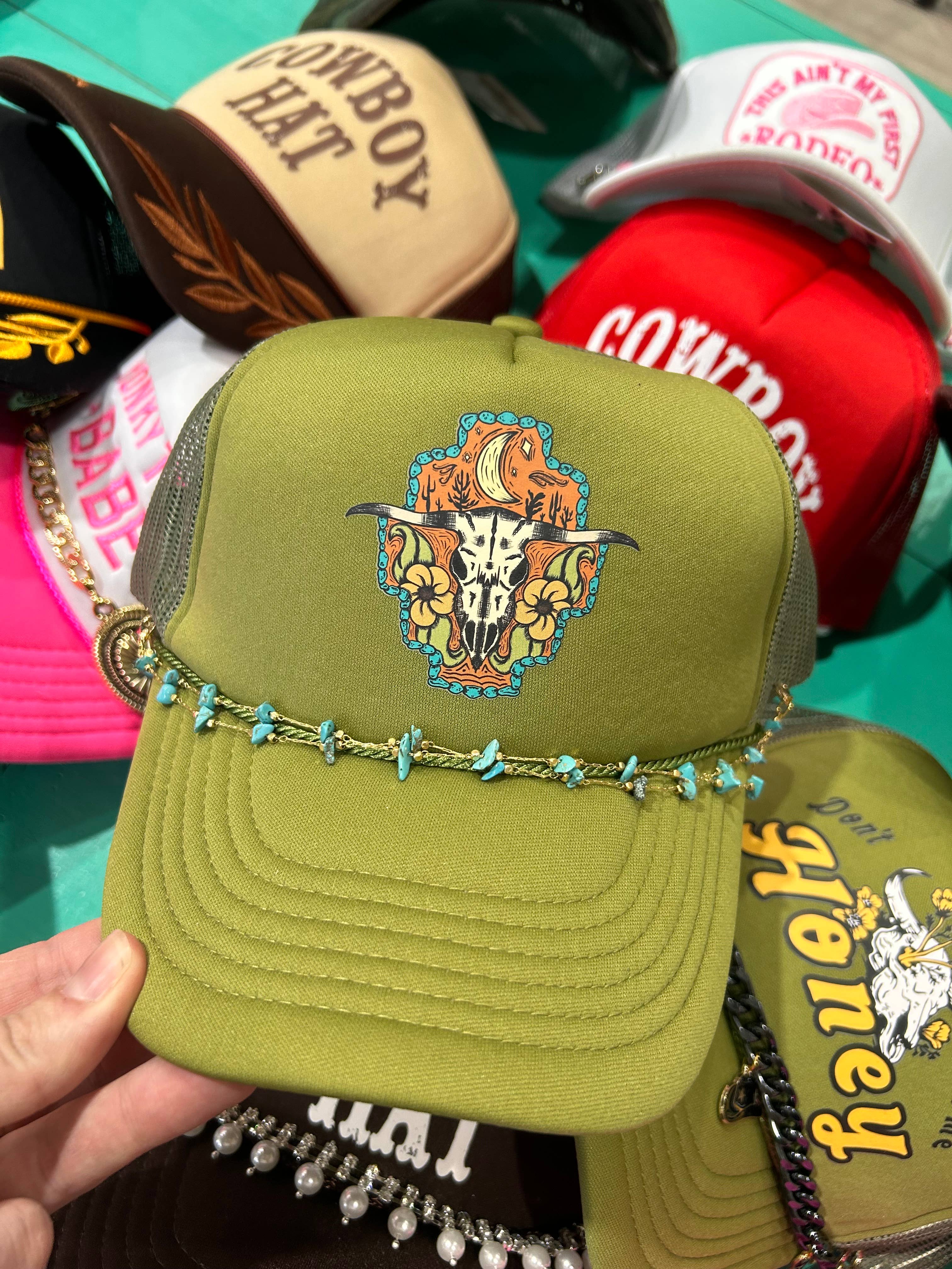 Turquoise Trucker Chain