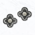 Western Zia Stone Stud Earrings