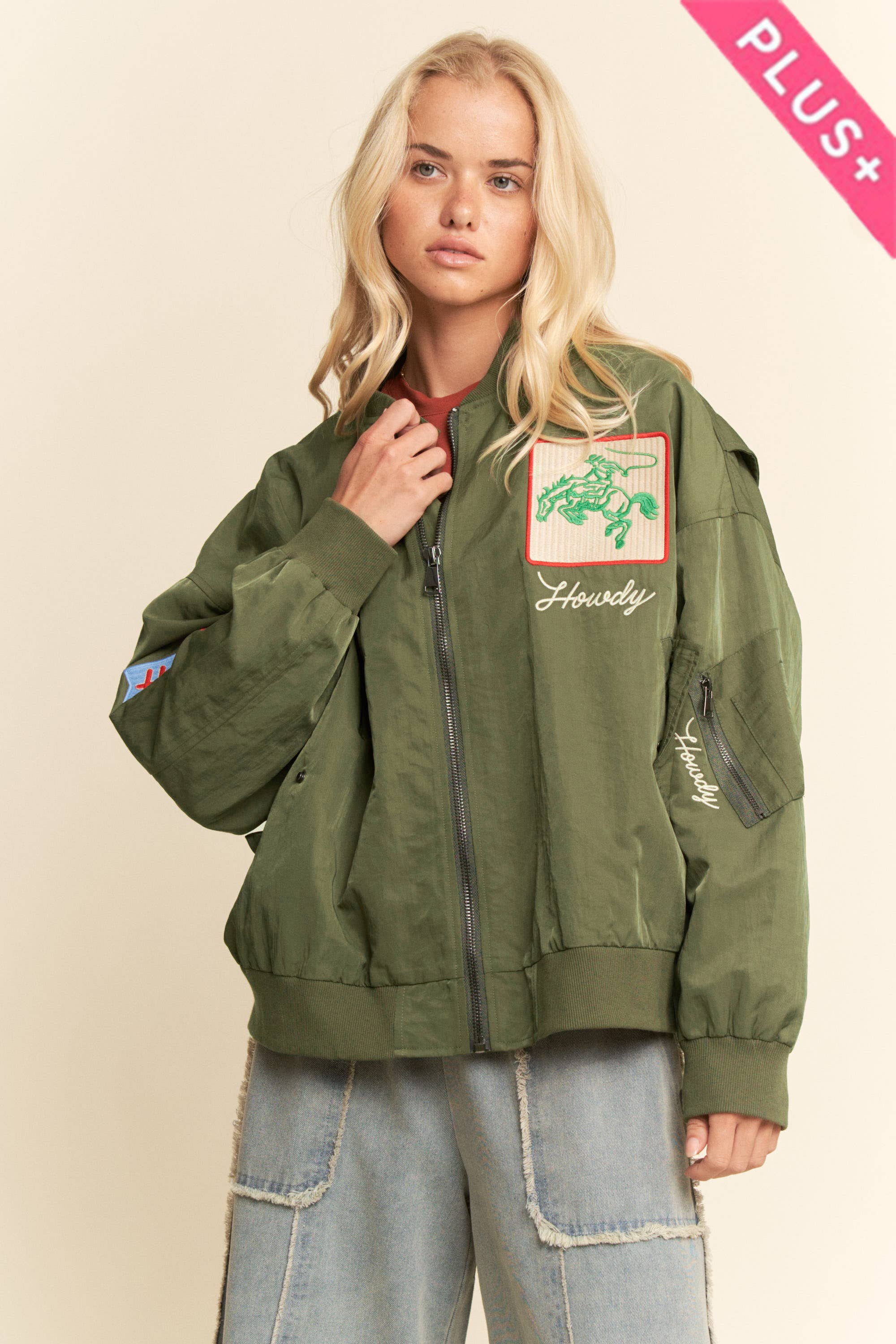 *PLUS WEST COAST RODEO EMBROIDERED BOMBER JACKET MAY 4-6