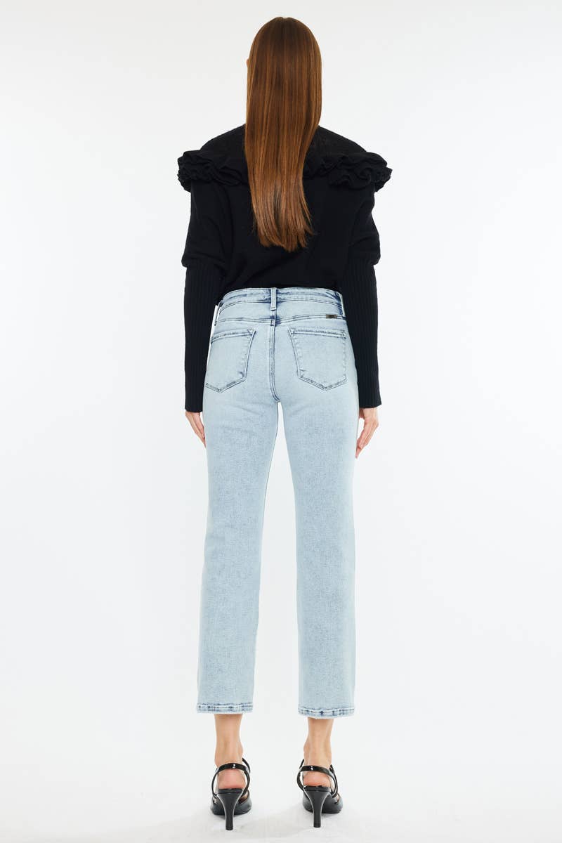 Kan Can Straight Cropped Jeans KC20063M