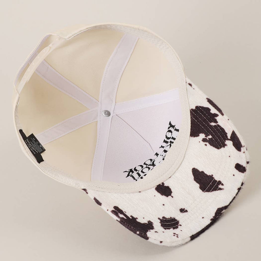 You Look Like You Love Me Embroidered Animal Print Trucker