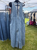 Pin tuck overall
