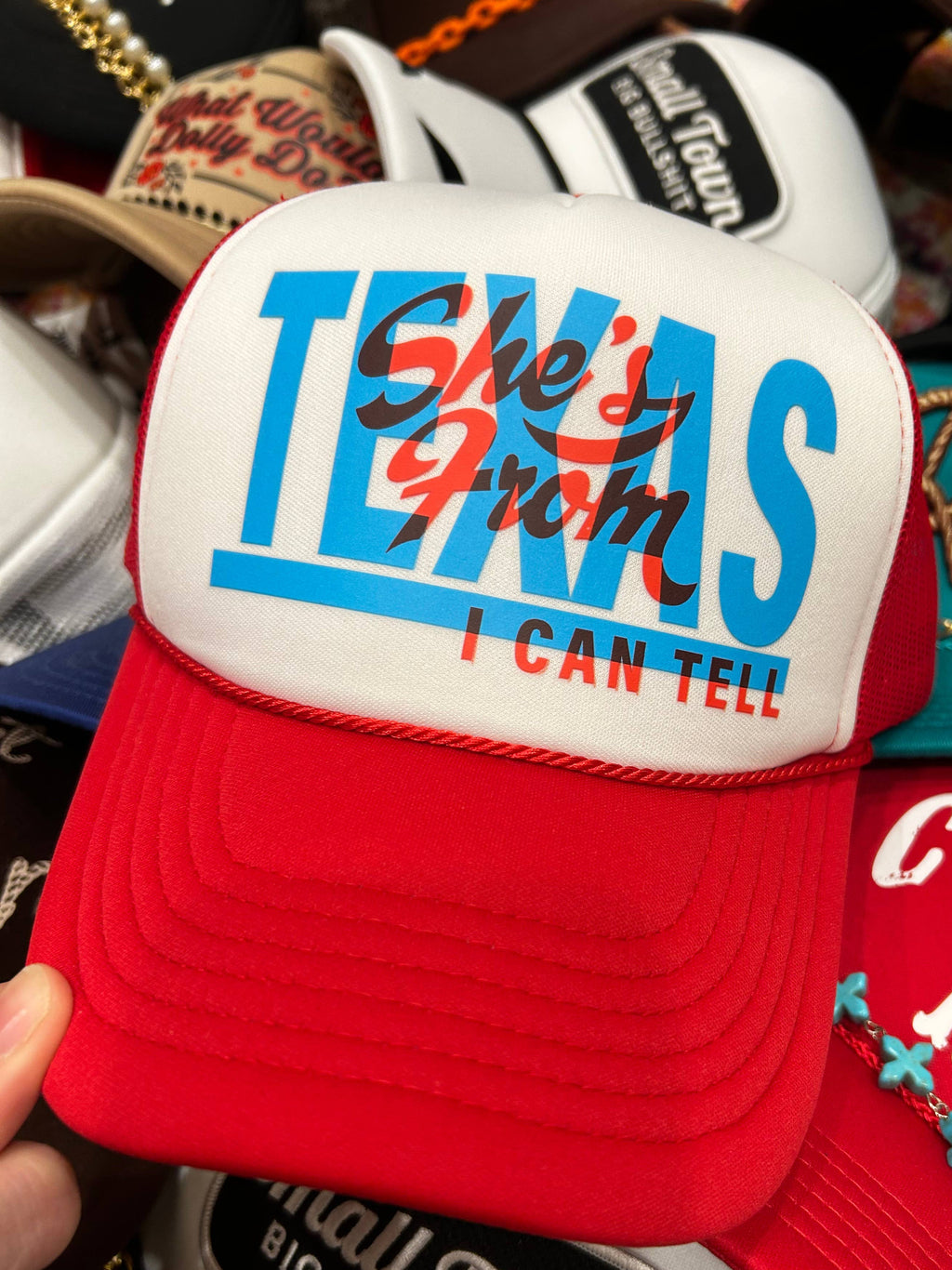 She's From Texas I Can Tell Trucker | Western Hats | Rodeo