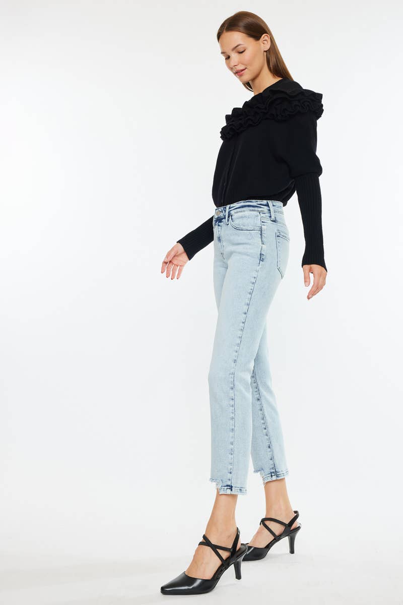 Kan Can Straight Cropped Jeans KC20063M
