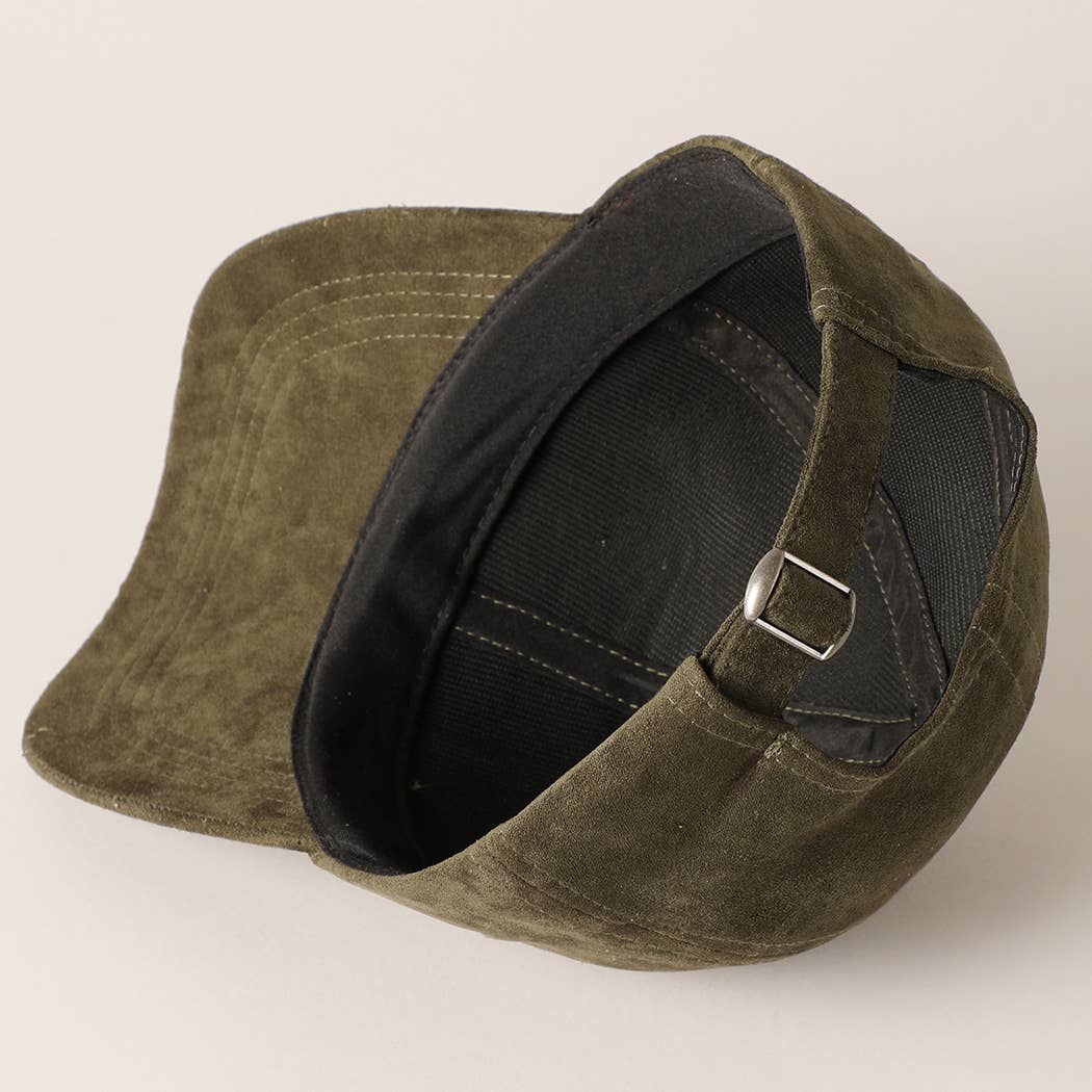 Howdy Darlin Patch Suede Baseball Cap