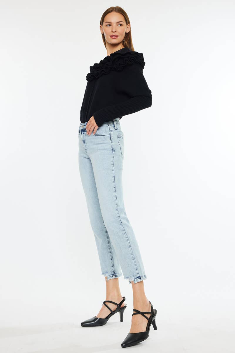 Kan Can Straight Cropped Jeans KC20063M