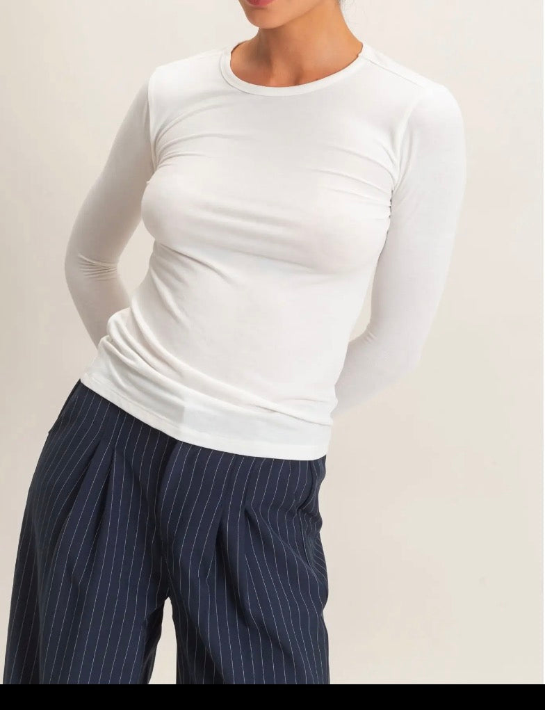 Crew Neck Long Sleeve