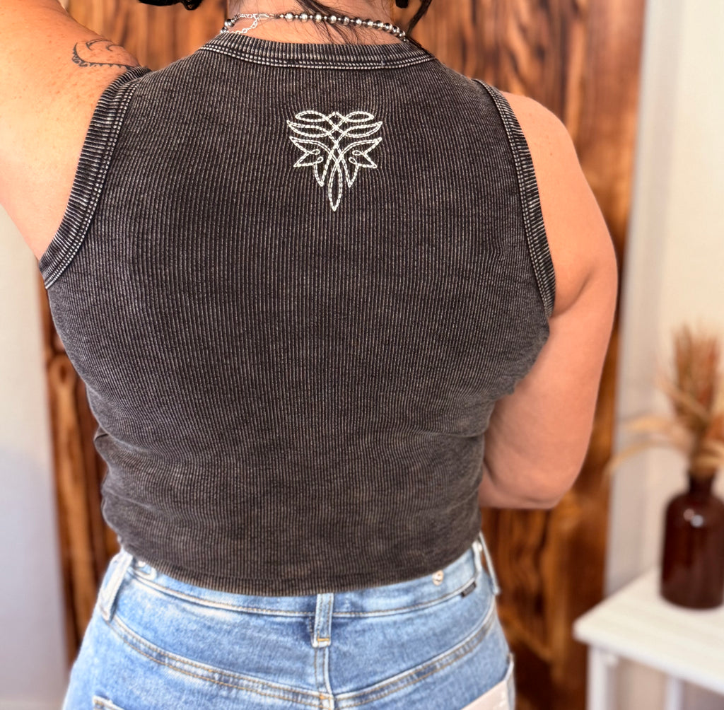 Boot Stitch Tank Top