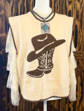 Saddle Up Sleeveless Sweater
