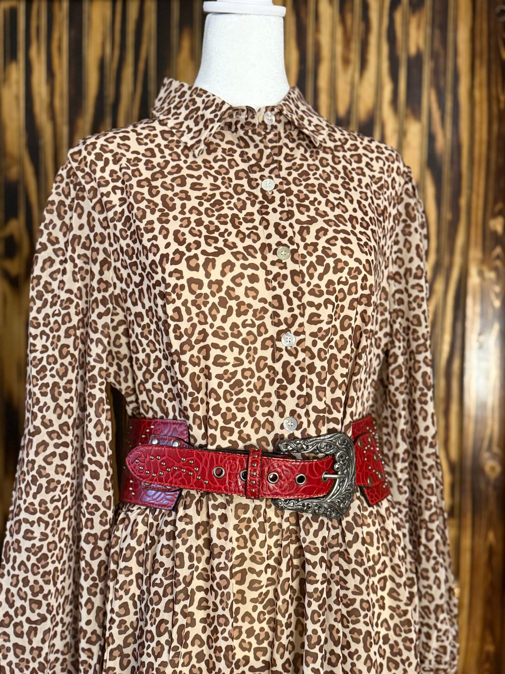 Light Cheetah Dress