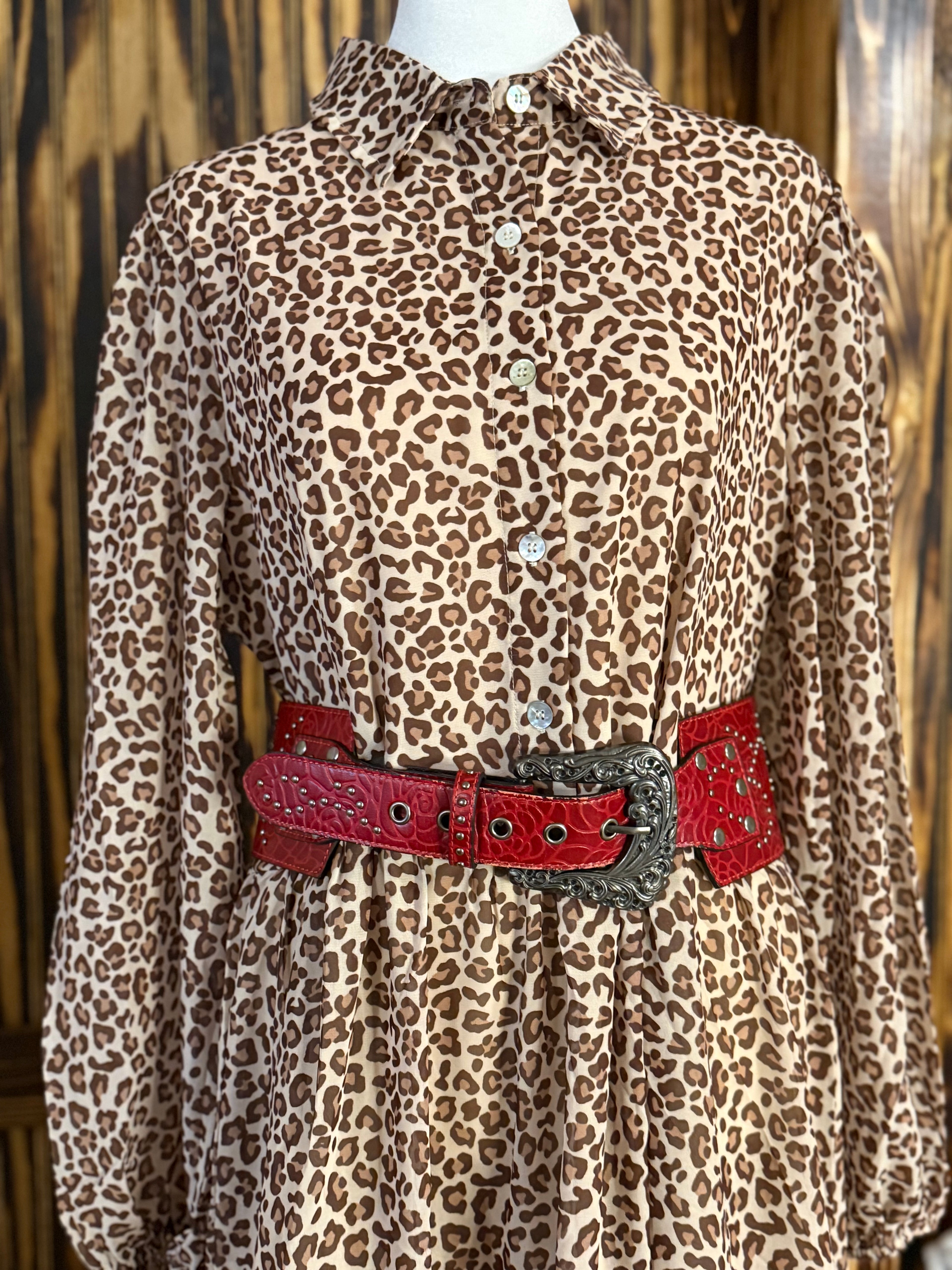 Light Cheetah Dress
