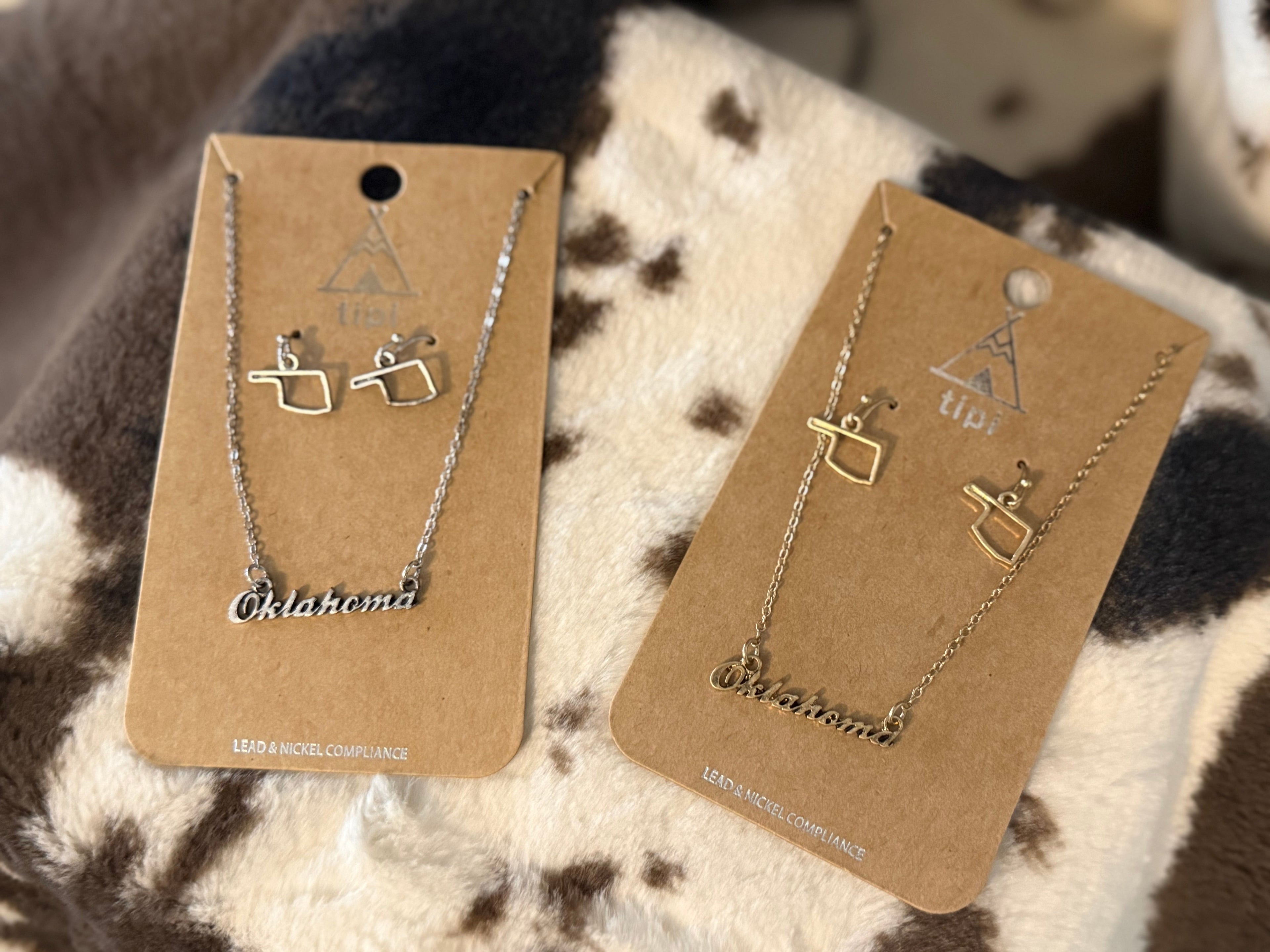 Oklahoma Necklace & Earring Set