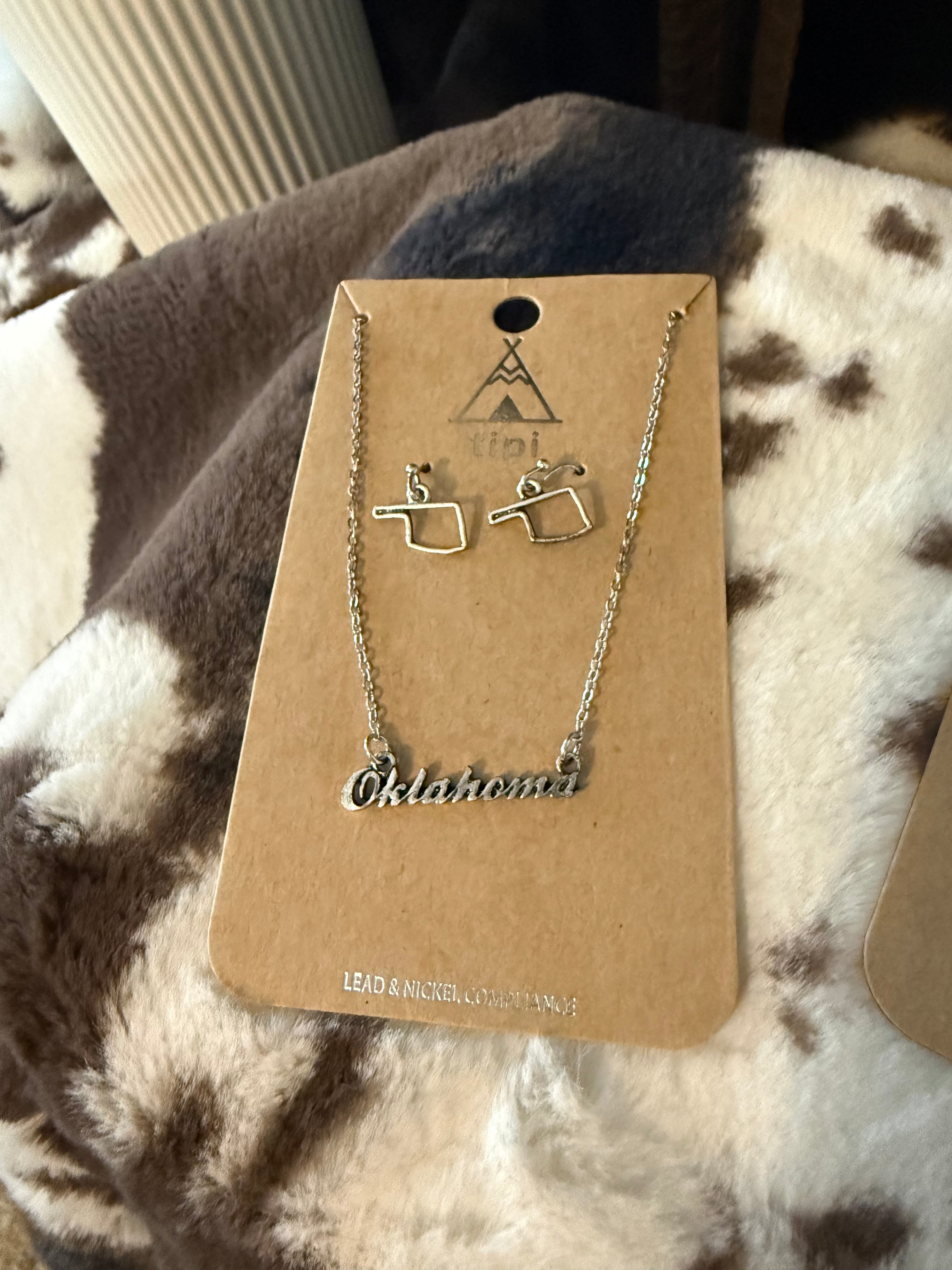 Oklahoma Necklace & Earring Set