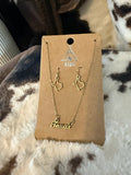 Texas Necklace & Earring Set (Gold)