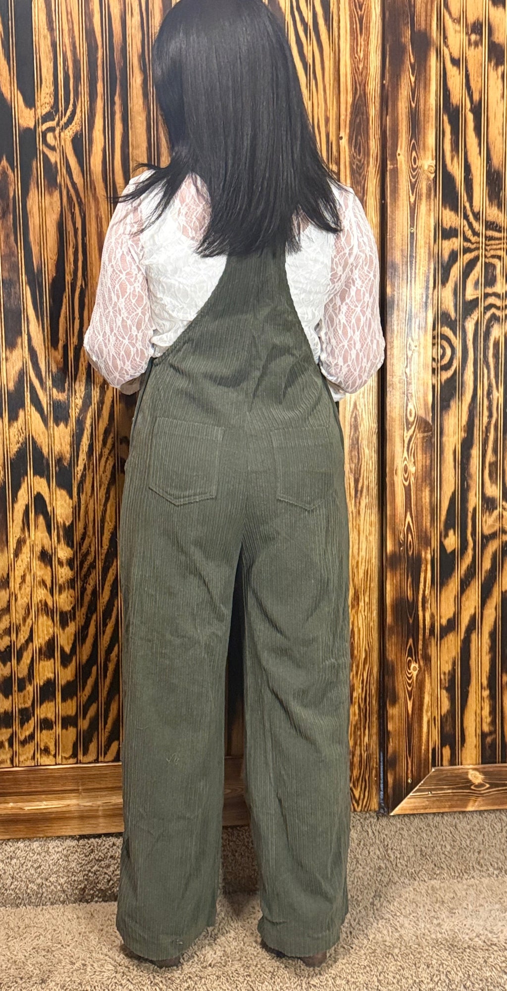 Loose Fit Corduroy Overall