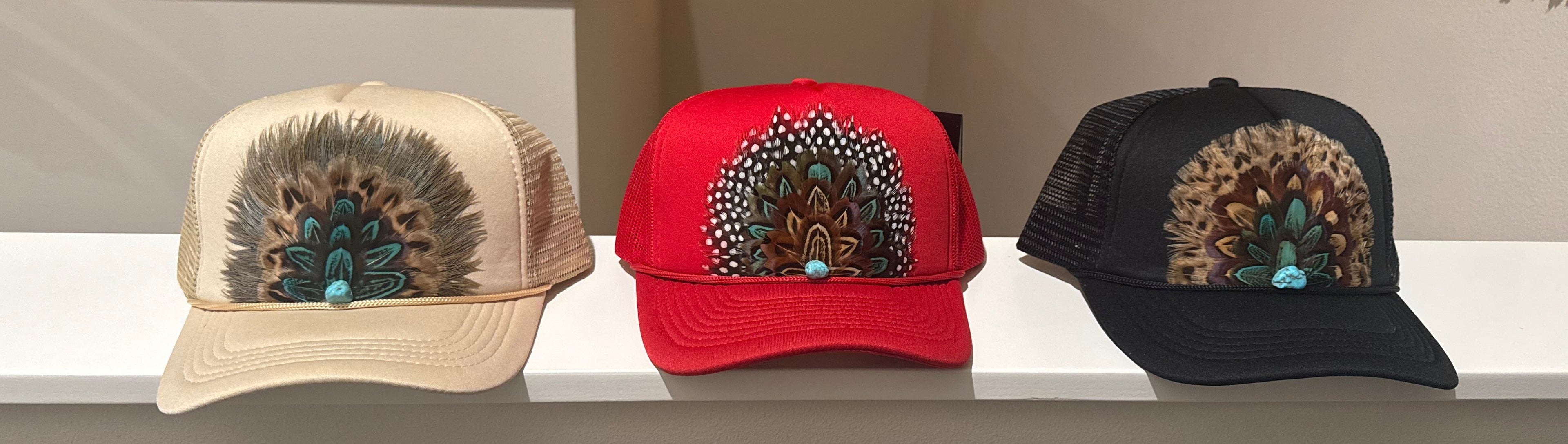 Feather Western Trucker Hat