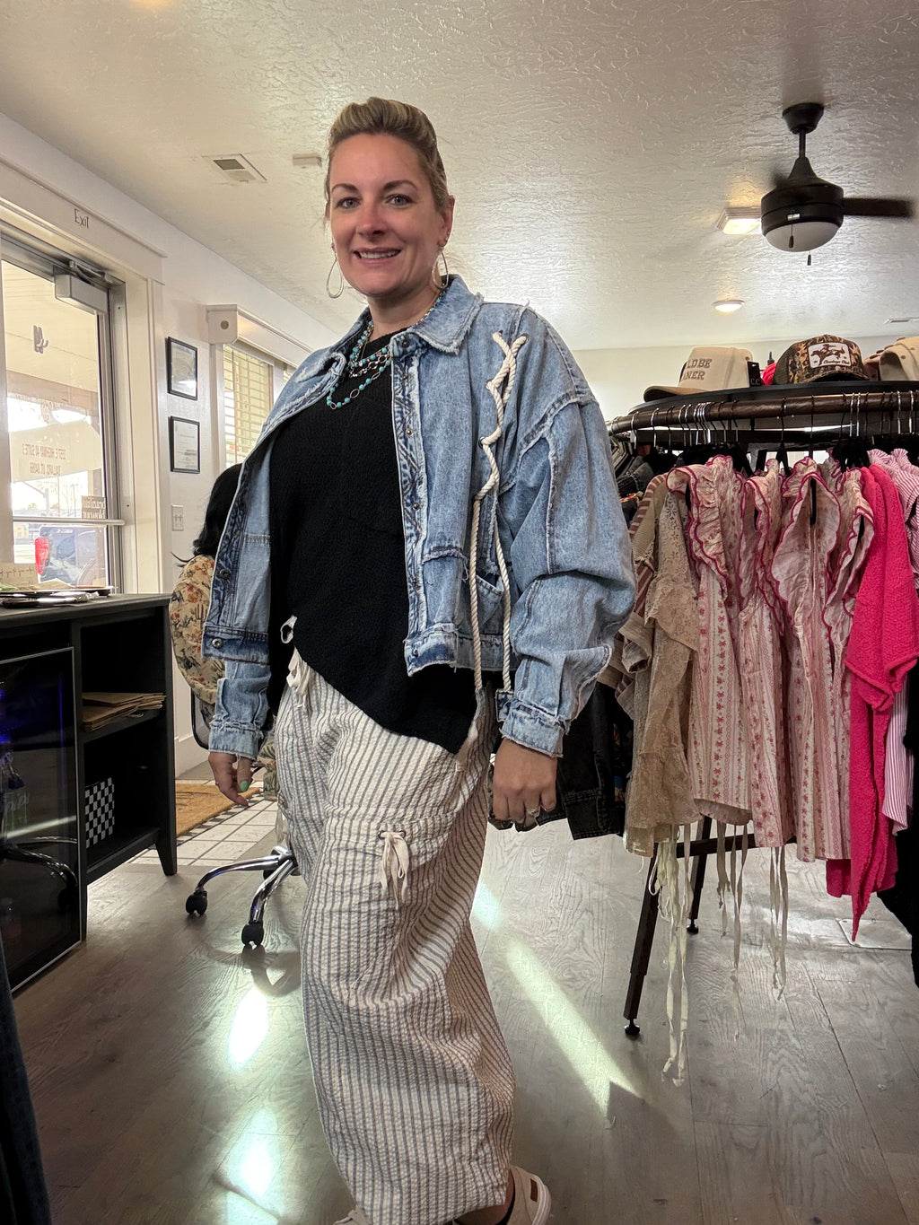 Stripped Jogger Pants