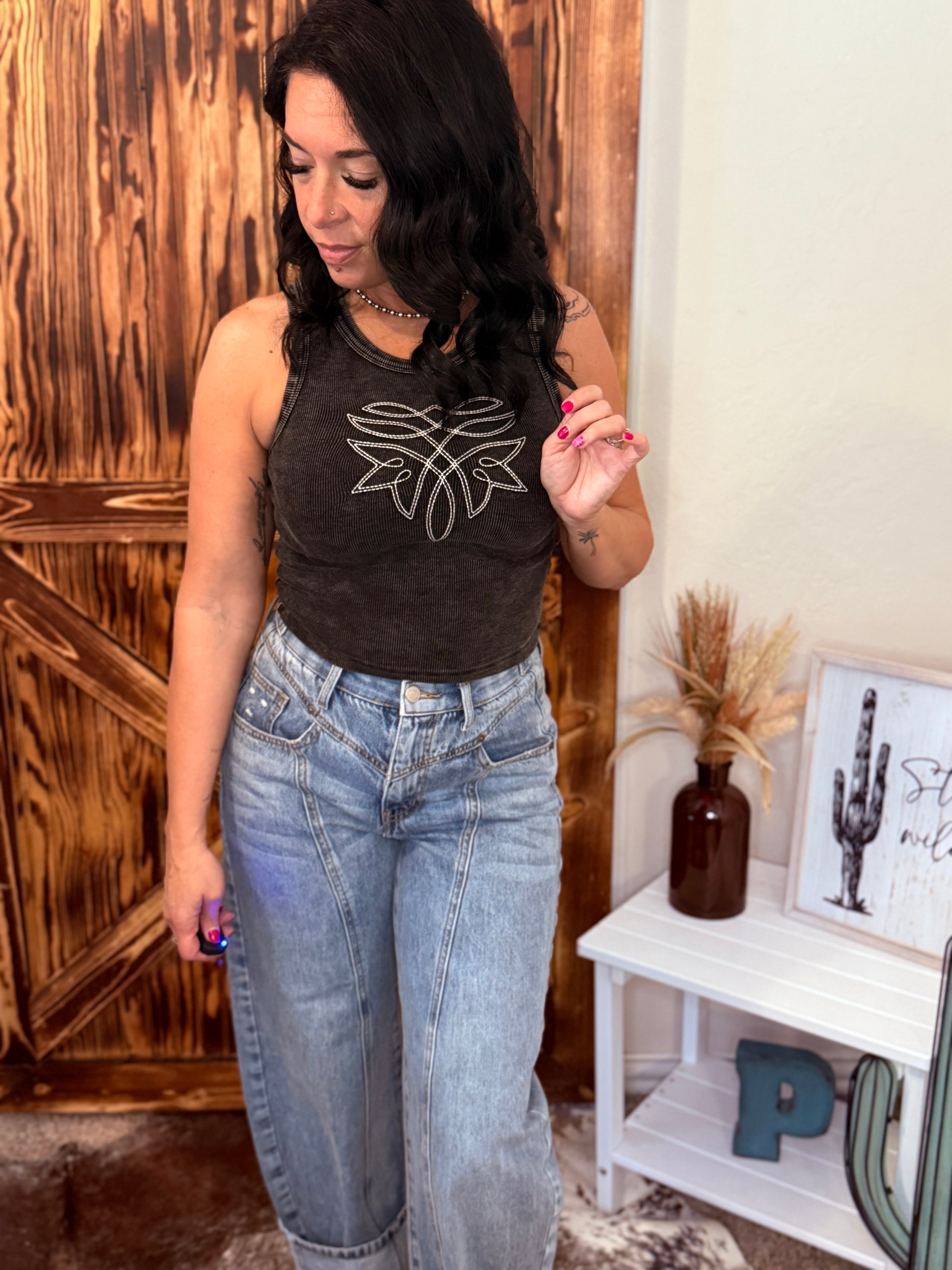 Boot Stitch Tank Top