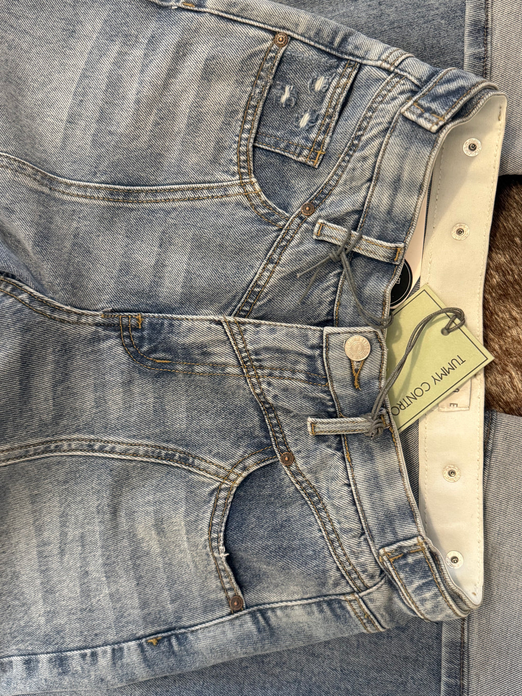 High Rise Low Curve Western Barrel Jeans