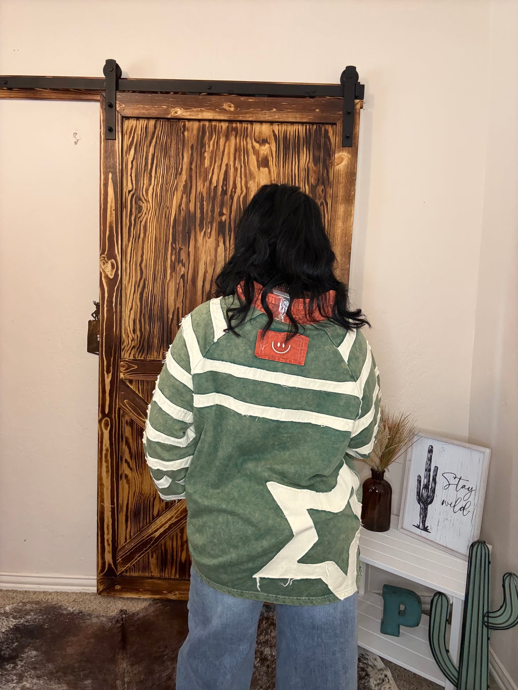 Green Collard Star Top