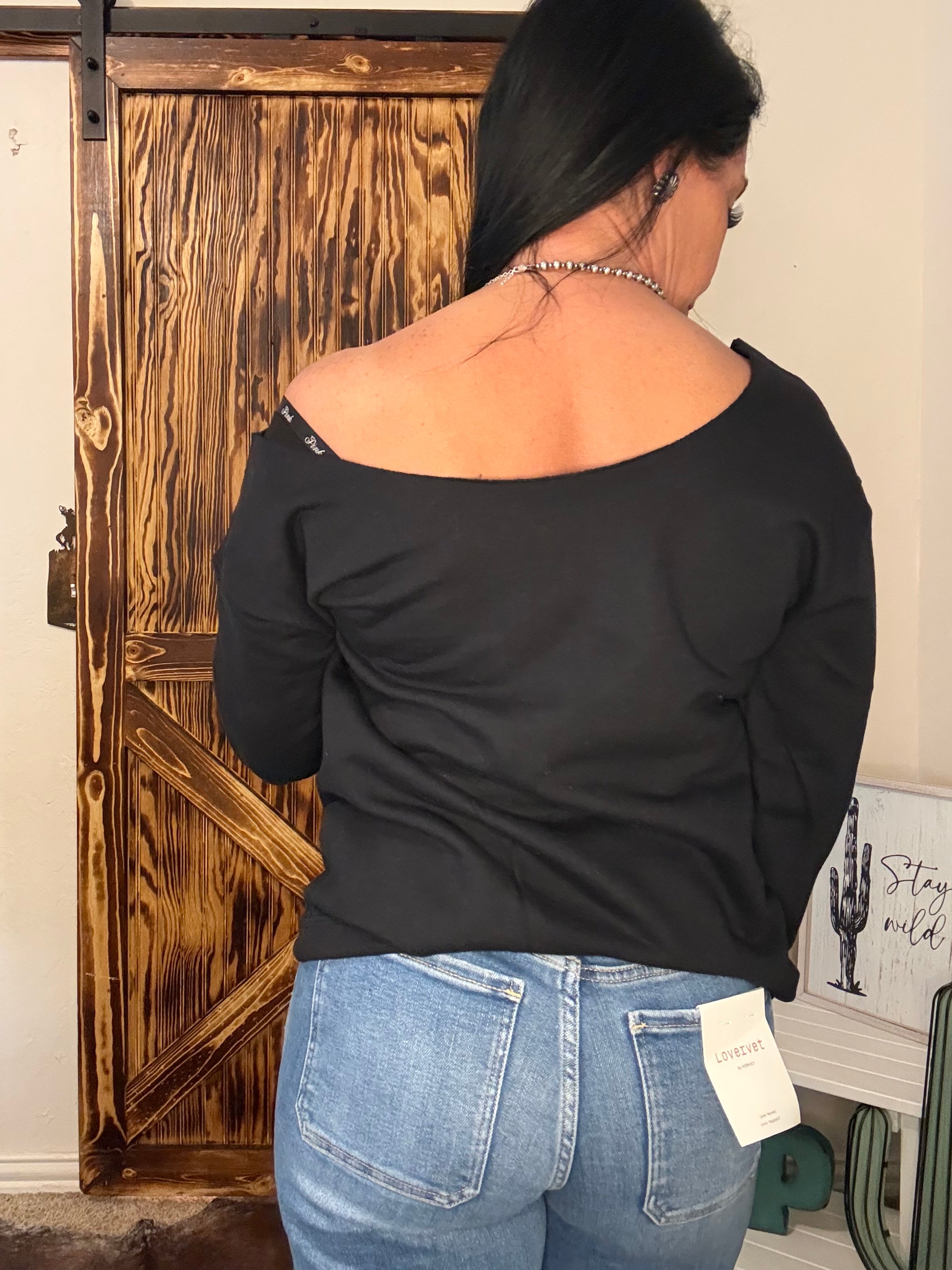 Dirty Hippie Black Sweatshirt