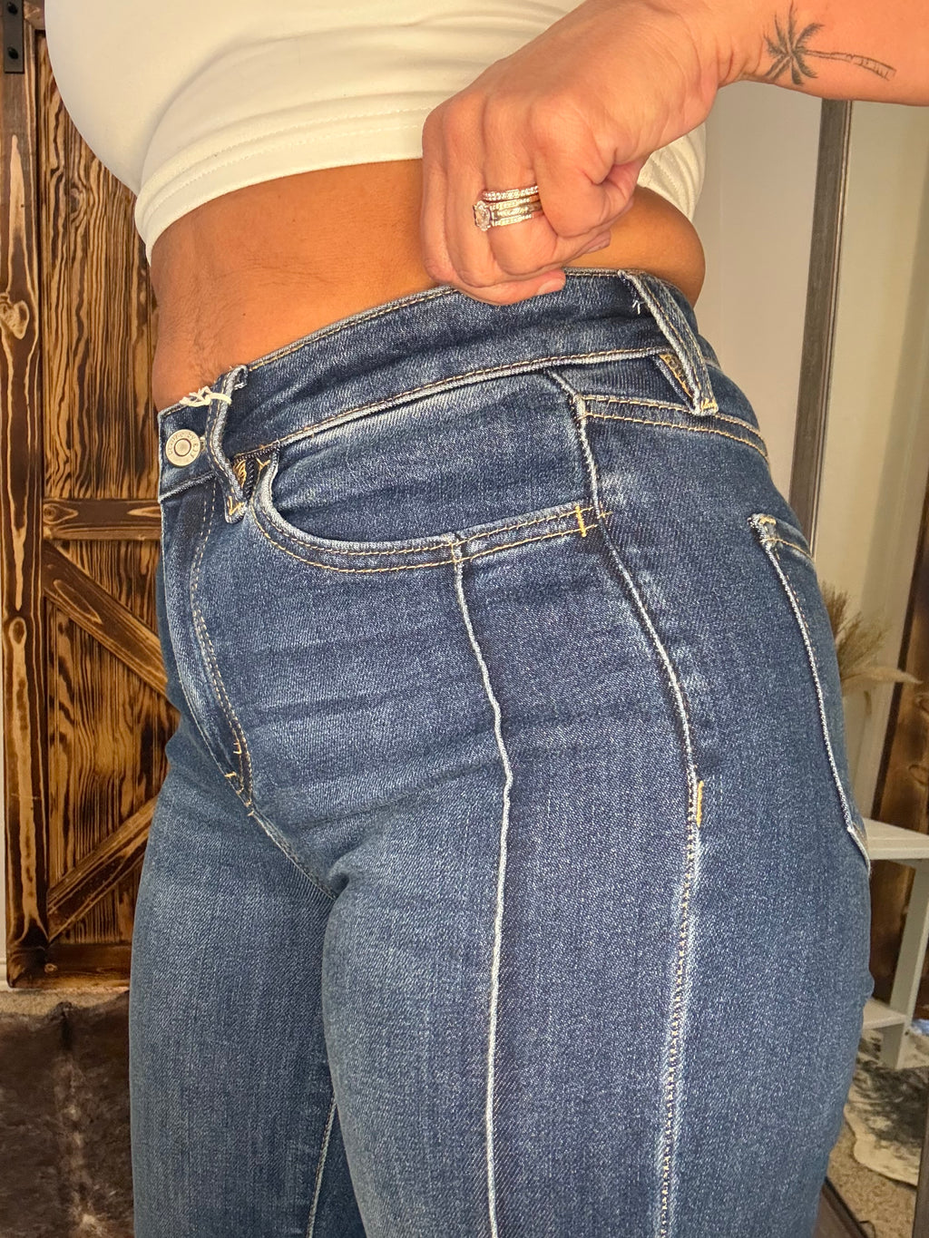 Bridge by Gly High Rise Flare Jeans R1036