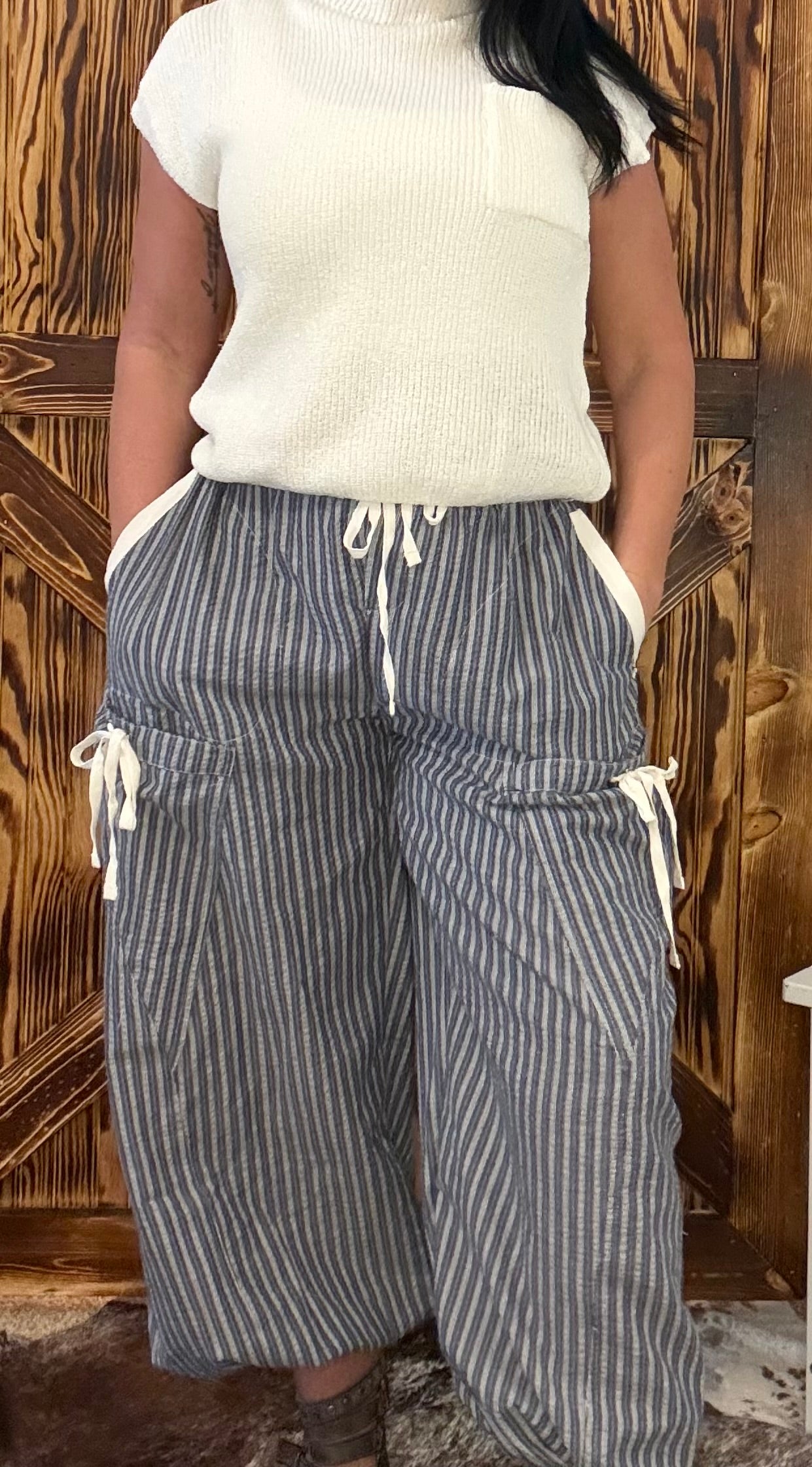 Stripped Jogger Pants