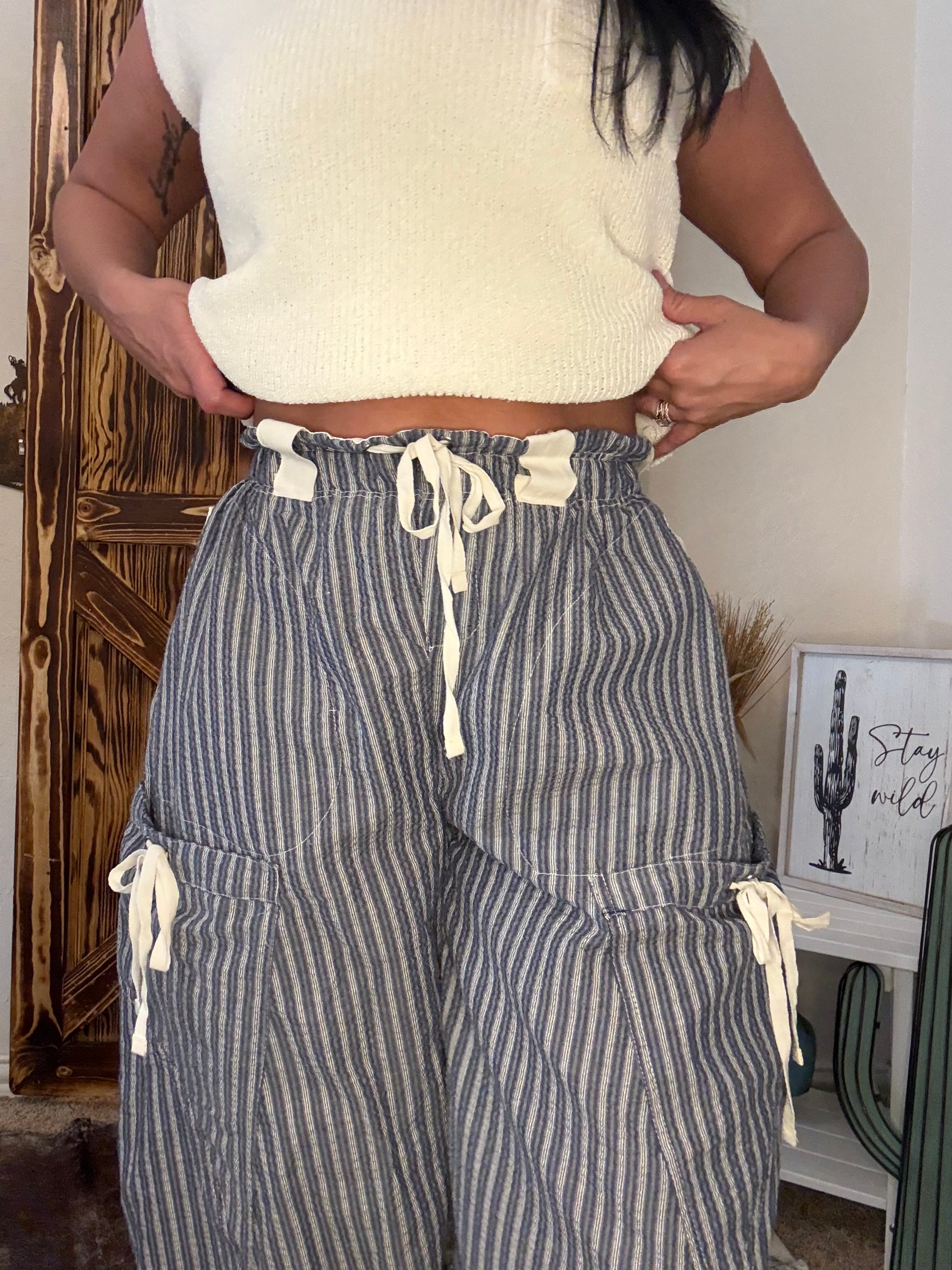 Stripped Jogger Pants