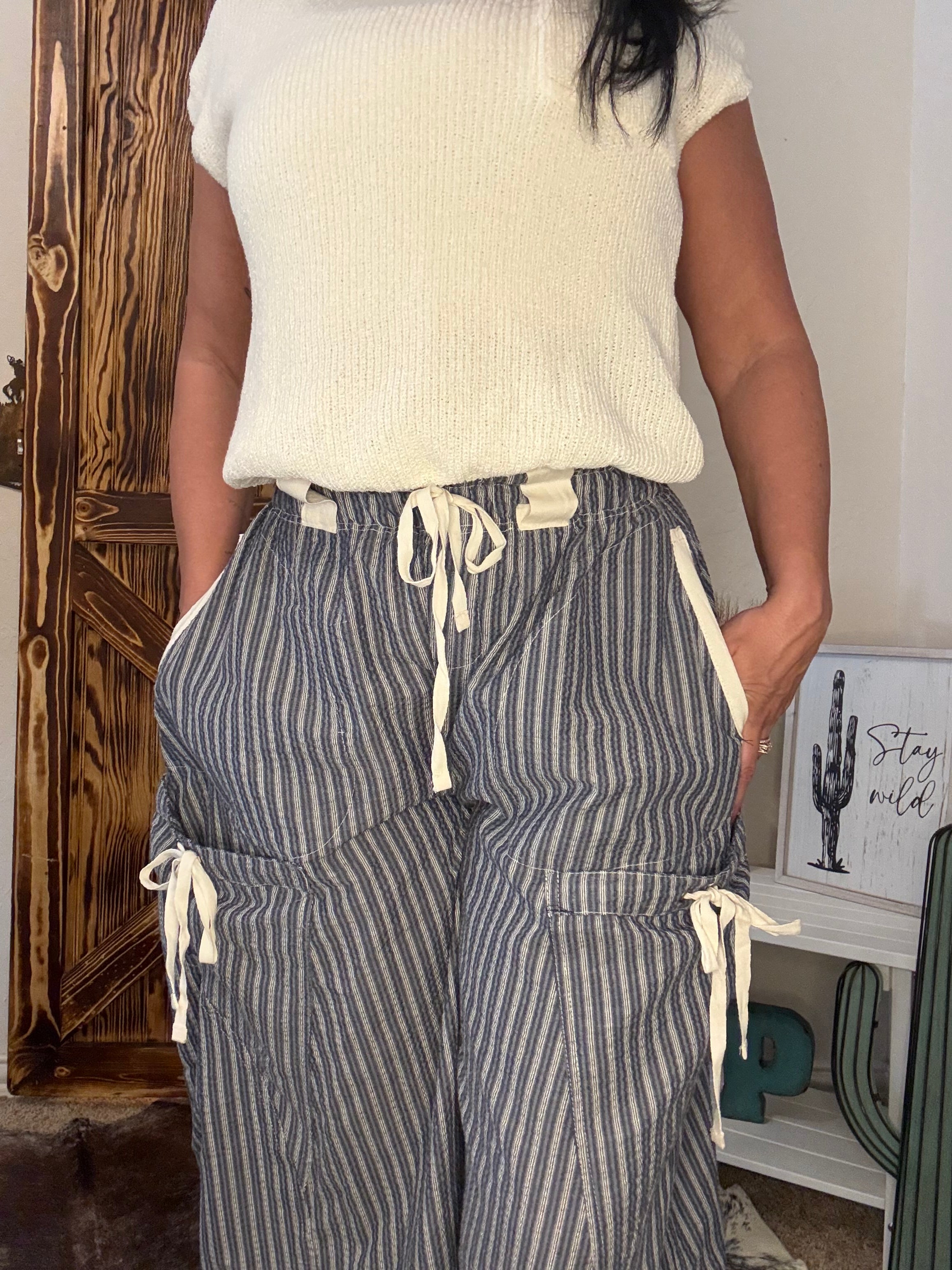 Stripped Jogger Pants
