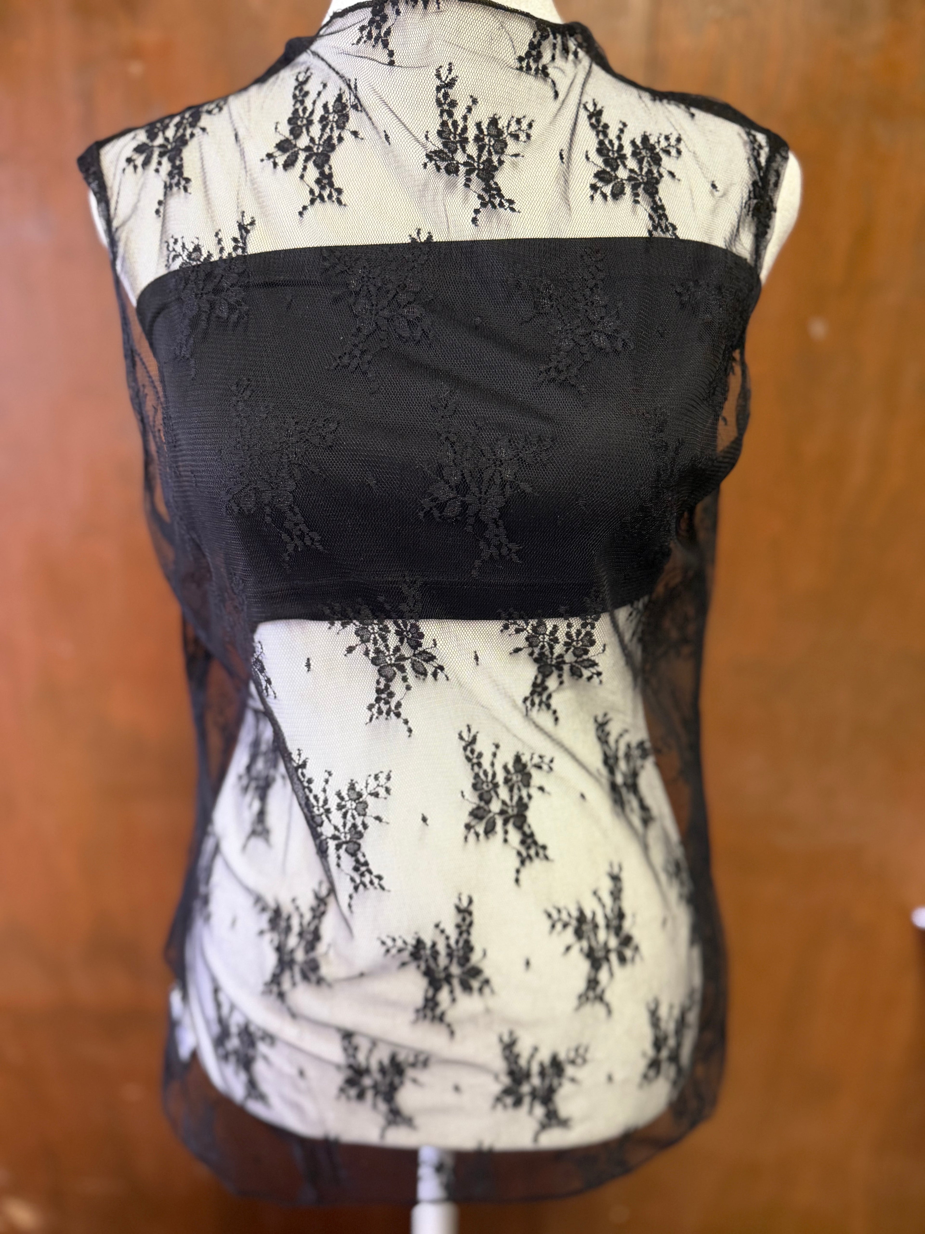 Black Lace Tank