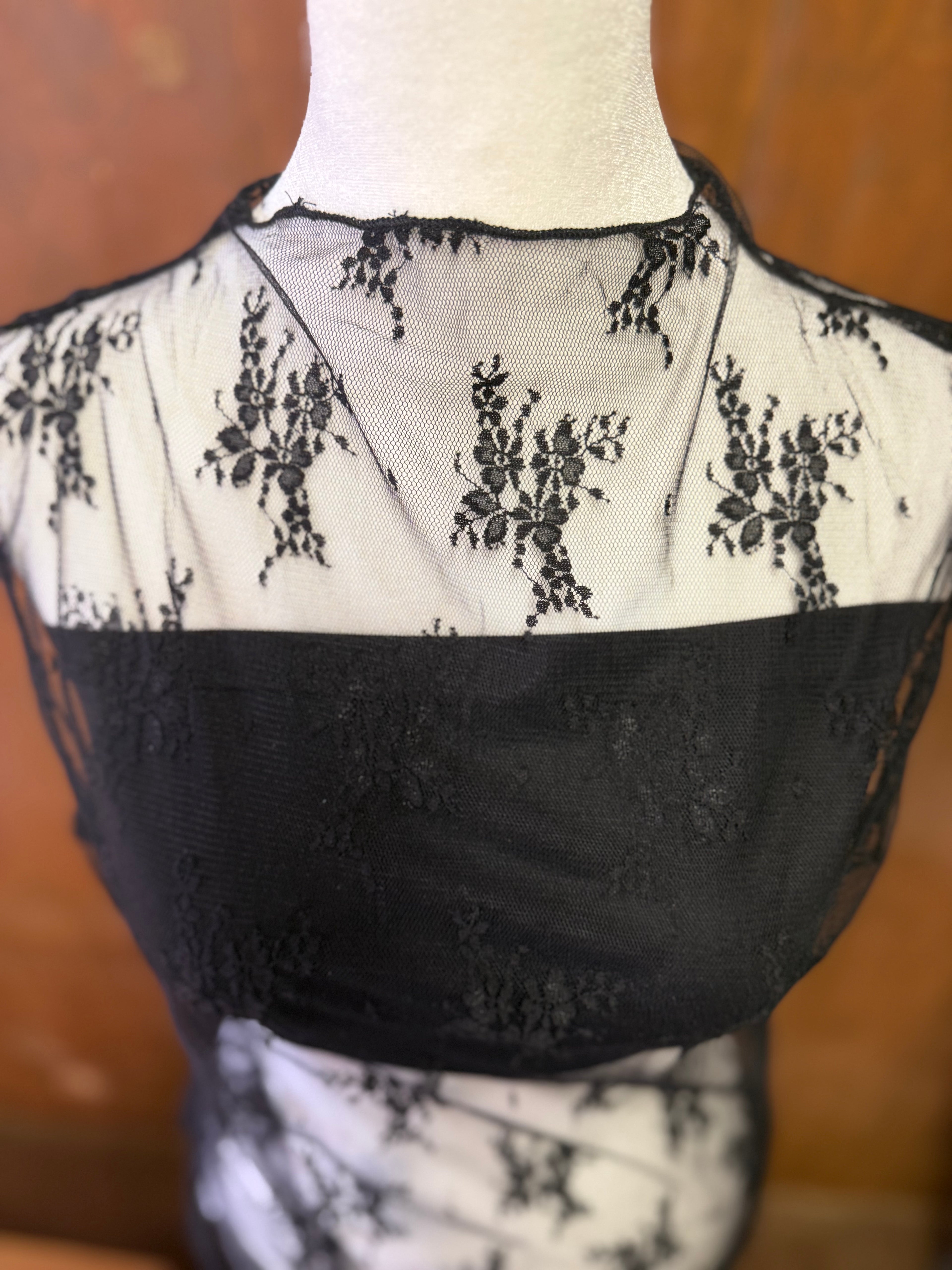 Black Lace Tank