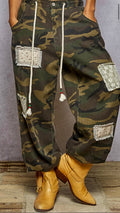 Olive Camo Joggers