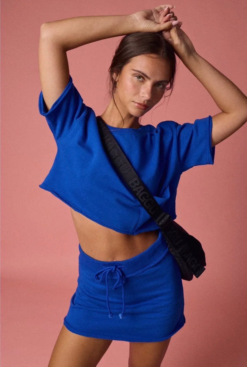 Nora Crop T Shirt and Skort Set