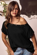 Rustic Rivet Trim Top