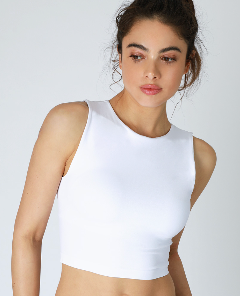 Crew Neck Crop Top
