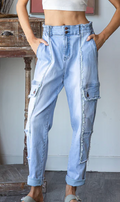 OH Washed Cargo Pants