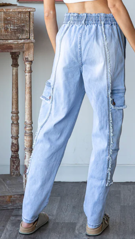 OH Washed Cargo Pants