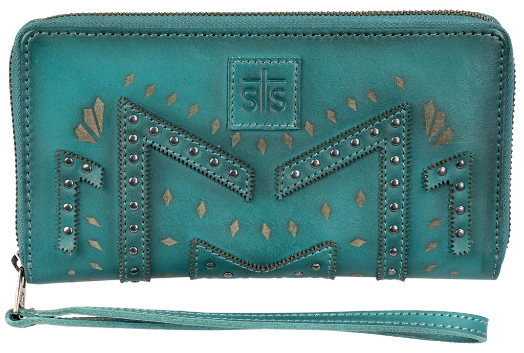 STS Wayfarer Turquoise Juniper Bi-Fold Wallet