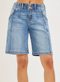 Slouchy Seamed Jorts RDS6446
