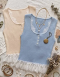 Lace Trim Tank