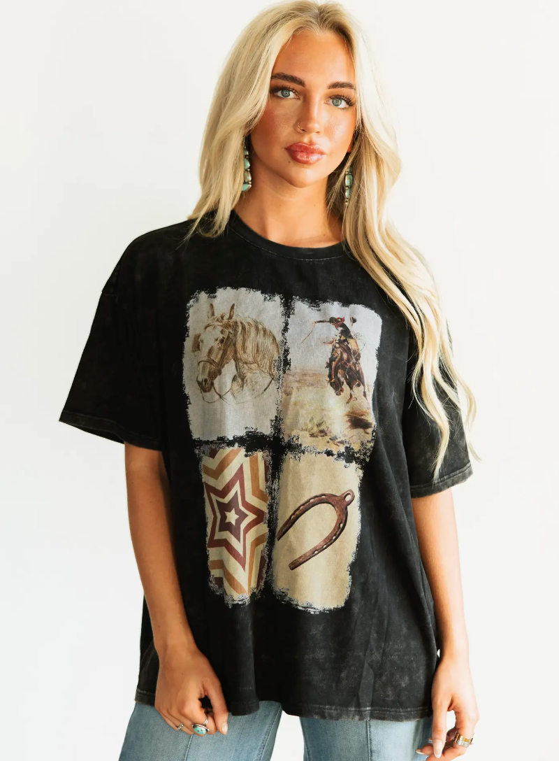 Square Collage Graphic Tee