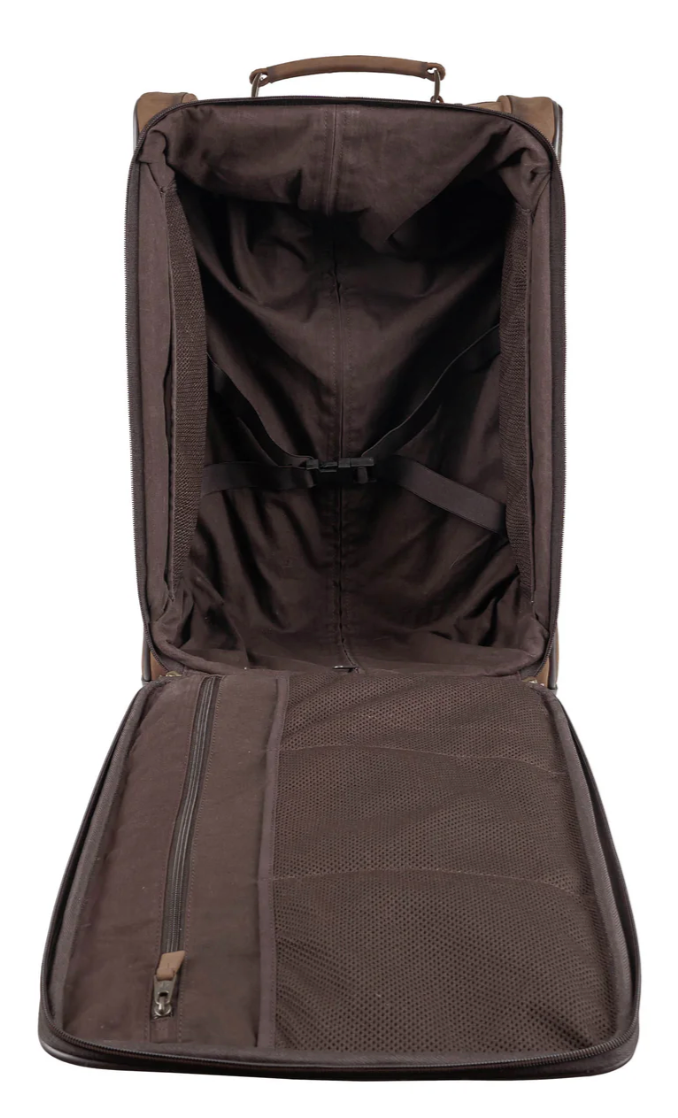 STS Cowhide Rolling Bag