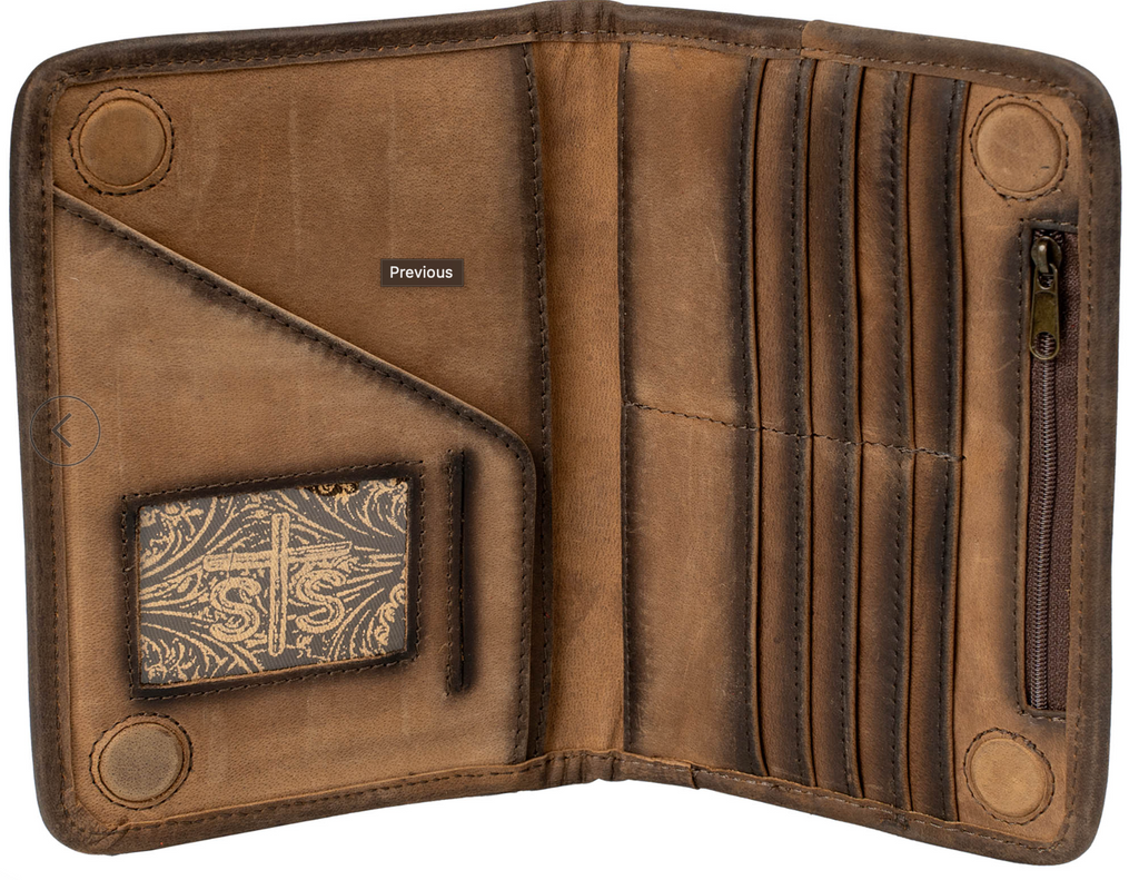 STS Cowhide Magnetic Wallet