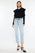 Kan Can Straight Cropped Jeans KC20063M