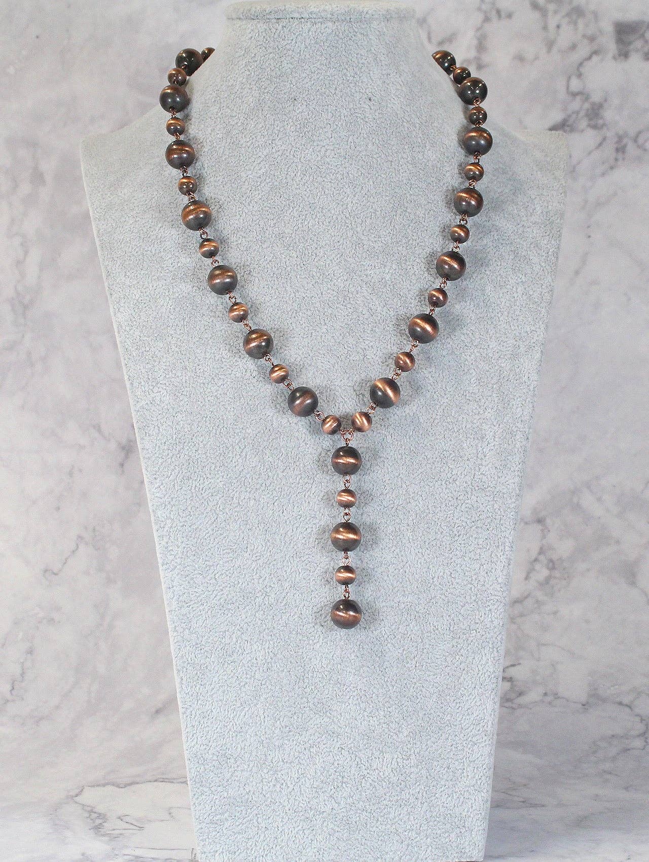 COPPER WESTERN NAVAJO PEARL 20”