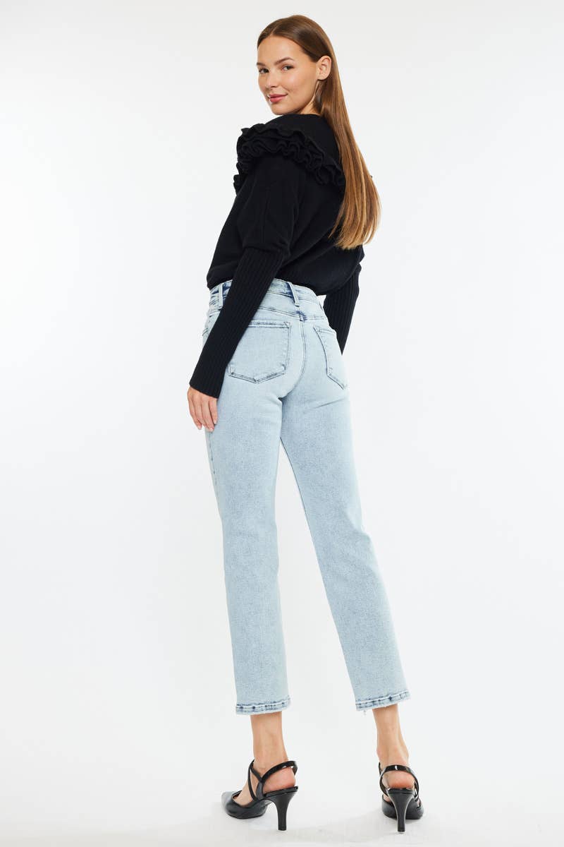Kan Can Straight Cropped Jeans KC20063M