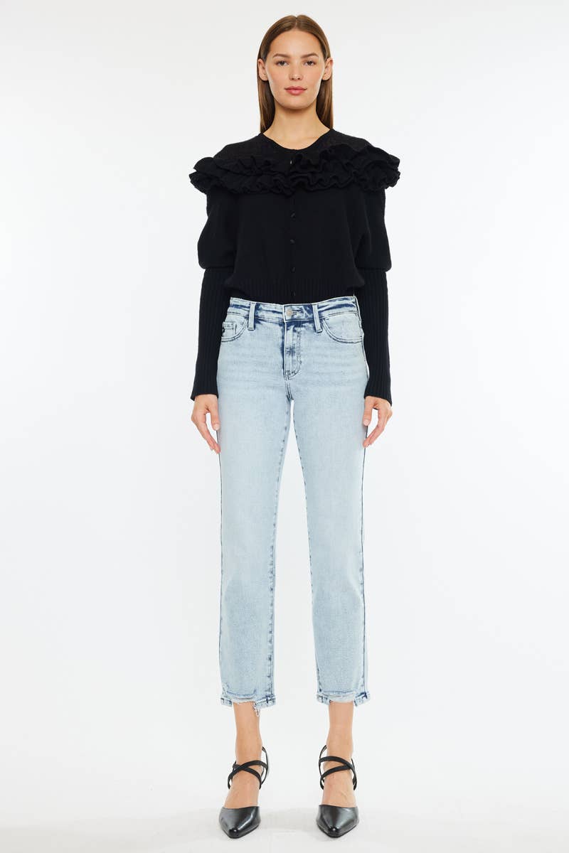 Kan Can Straight Cropped Jeans KC20063M