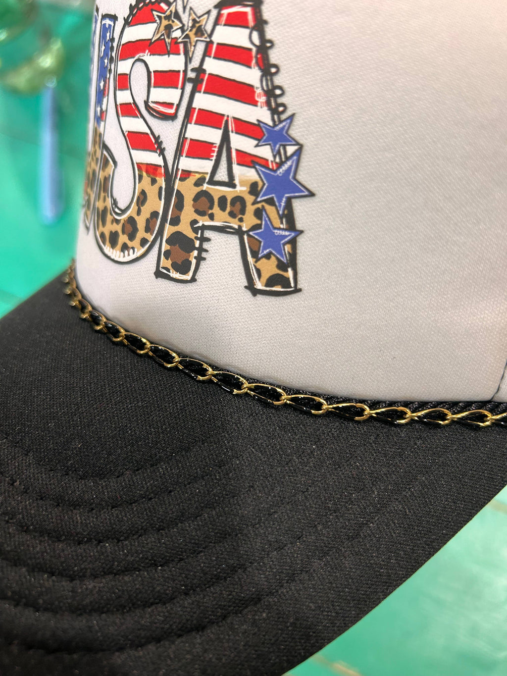 Black Color Dipped Trucker Chain